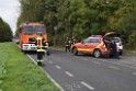 Einsatz BF Koeln PKW im See Koeln Esch P308